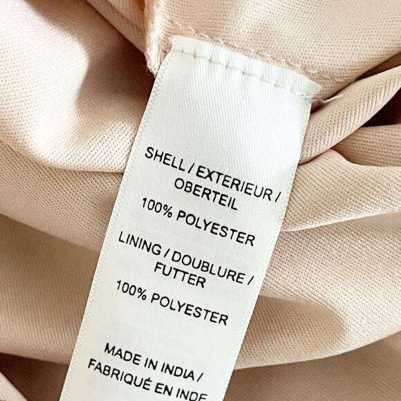 ADRIANNA PAPELL English Rose Long Beaded Bridesmaid Dress 6 - Picture 11 of 11